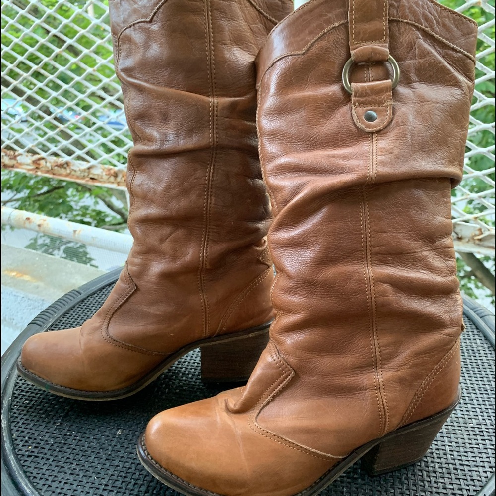 Steve Madden ‘Gammbble’ western slouch boot